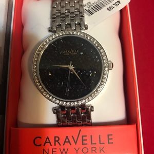 Caravelle New York silver watch